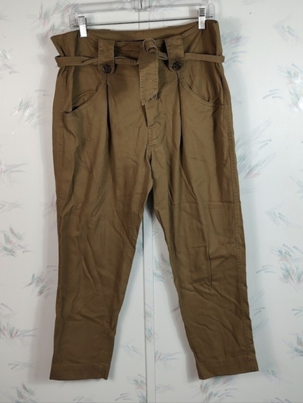 Forever 21 Brown Pleated High Waisted Pants 30